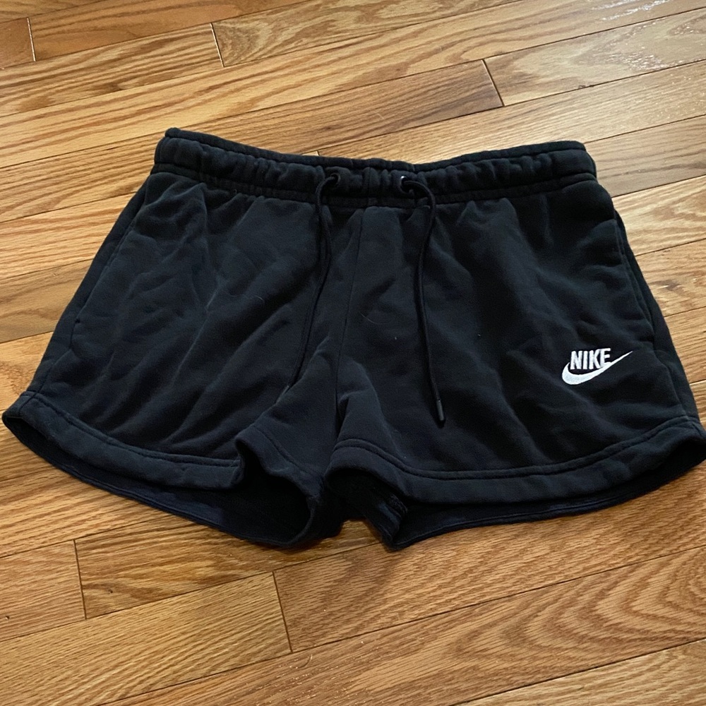 Nike Women's Black Athletic Drawstring Shorts